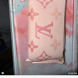Louis Vuitton Pink Monogram Wallet